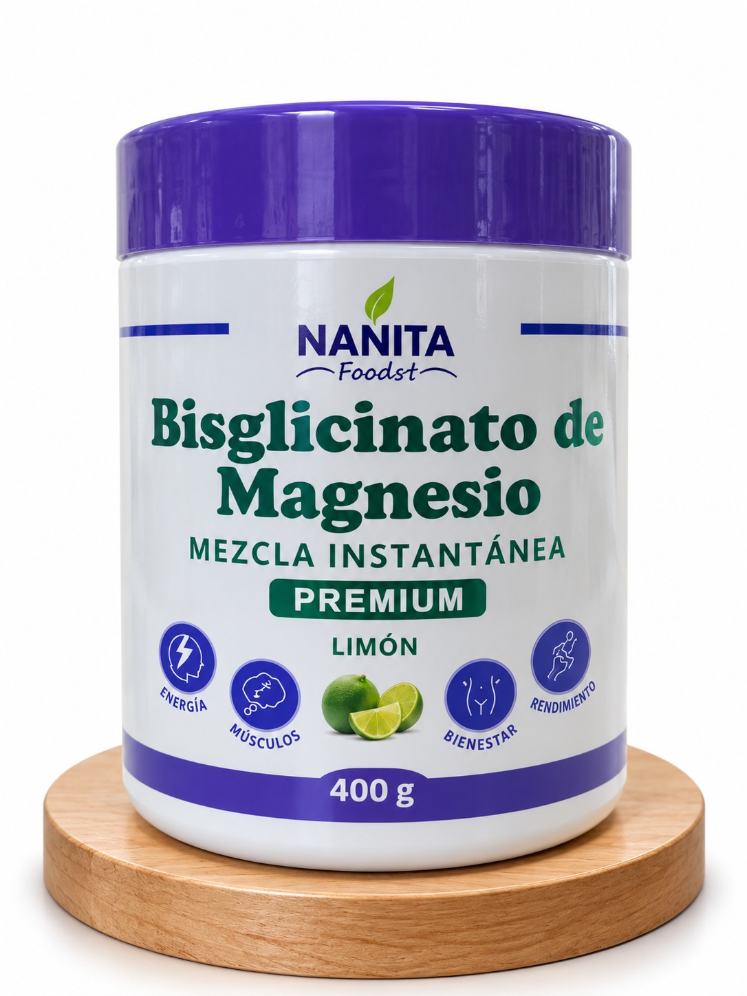 BISGLICINATO DE MAGNESIO  POTE X 400 GR